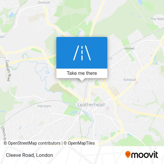 Cleeve Road map