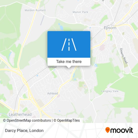 Darcy Place map