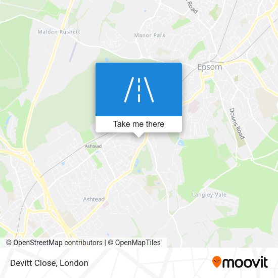 Devitt Close map