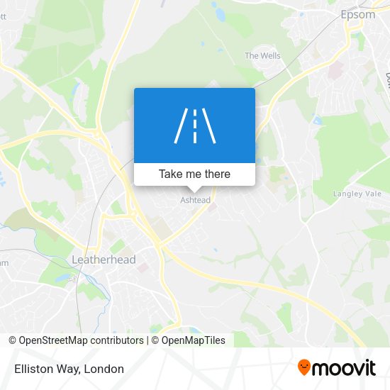 Elliston Way map