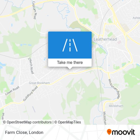 Farm Close map