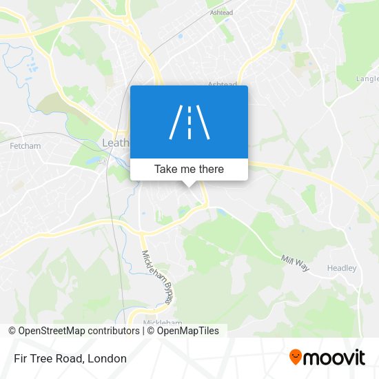Fir Tree Road map