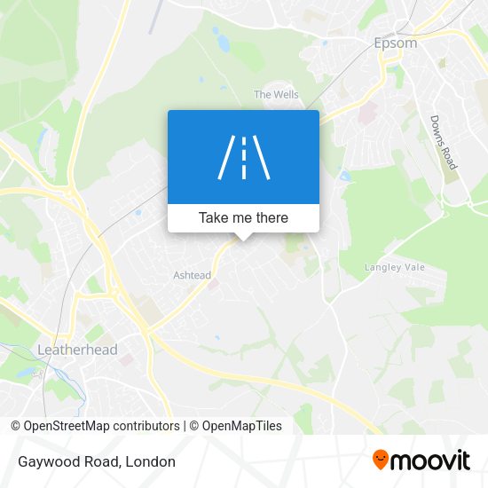 Gaywood Road map