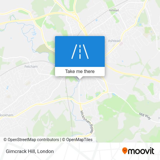 Gimcrack Hill map