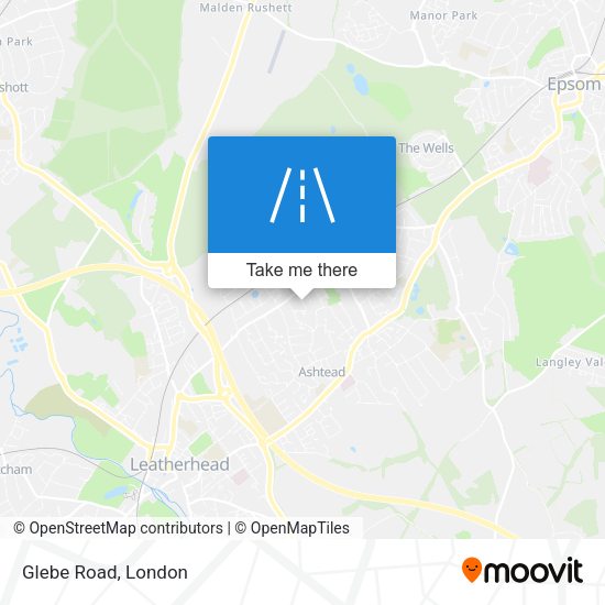 Glebe Road map