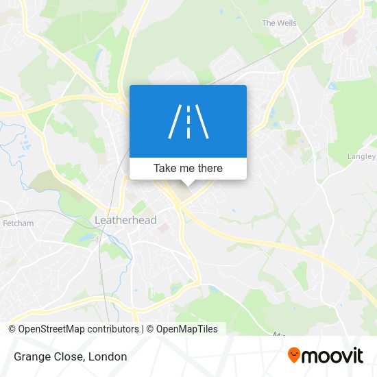 Grange Close map