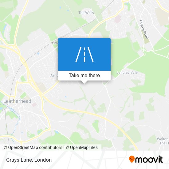 Grays Lane map