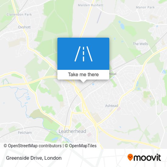 Greenside Drive map