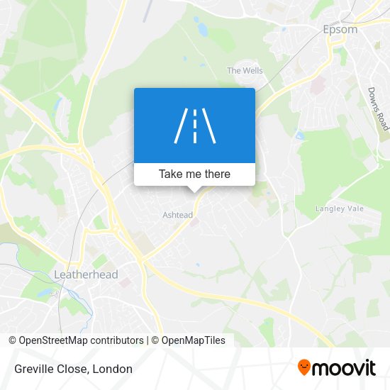 Greville Close map