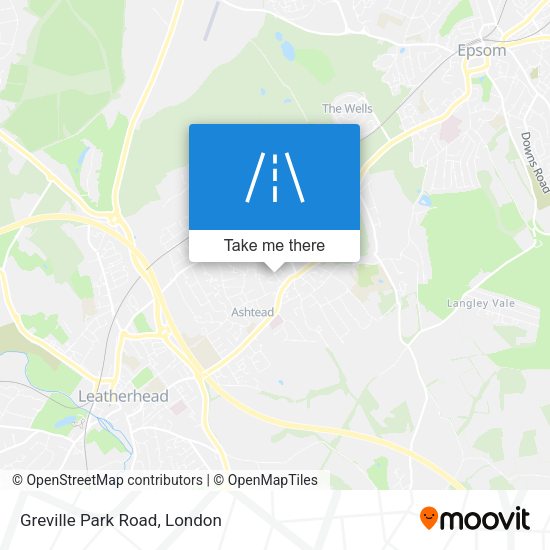 Greville Park Road map