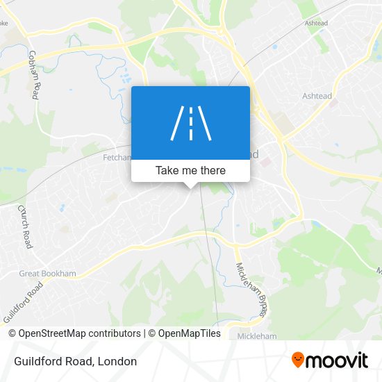 Guildford Road map