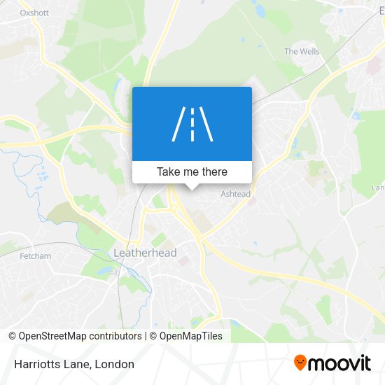 Harriotts Lane map