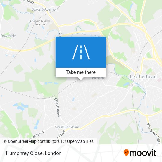 Humphrey Close map