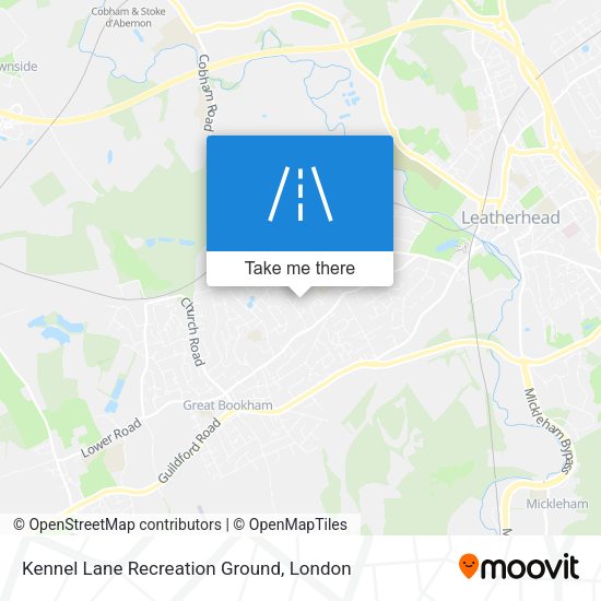 Kennel Lane Recreation Ground map