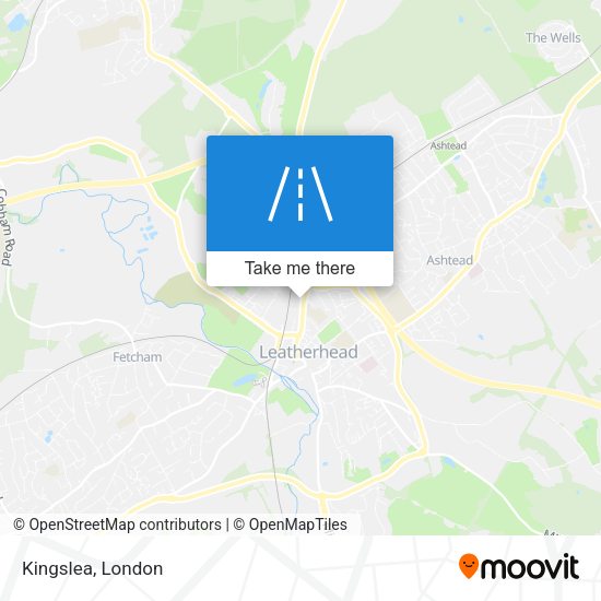 Kingslea map