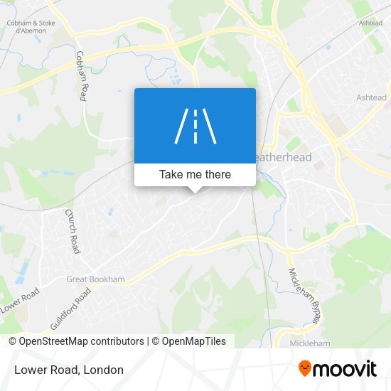 Lower Road map