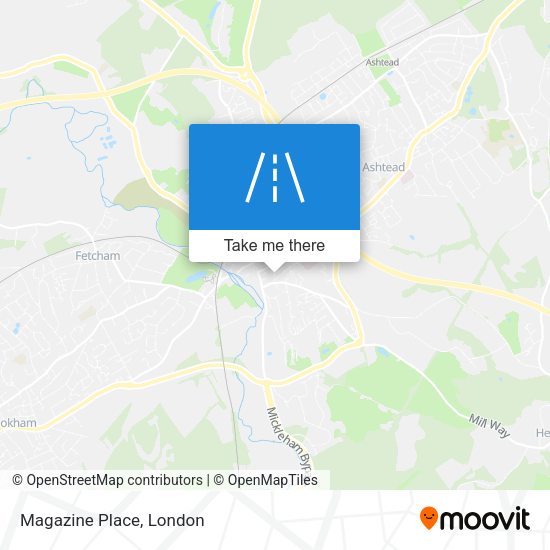 Magazine Place map