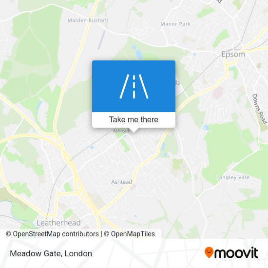 Meadow Gate map