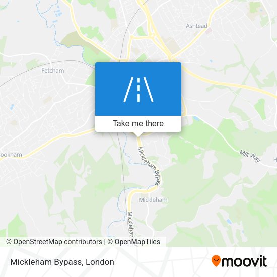 Mickleham Bypass map