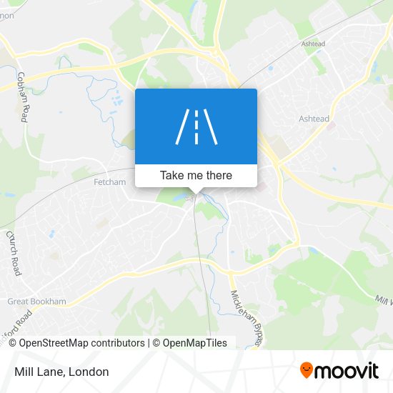 Mill Lane map