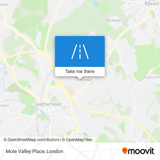 Mole Valley Place map