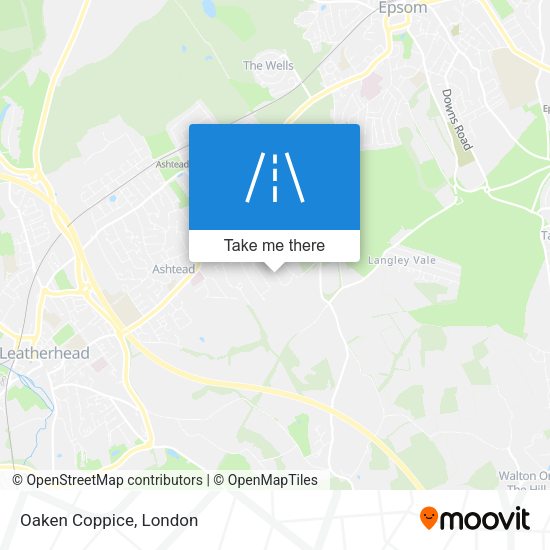 Oaken Coppice map