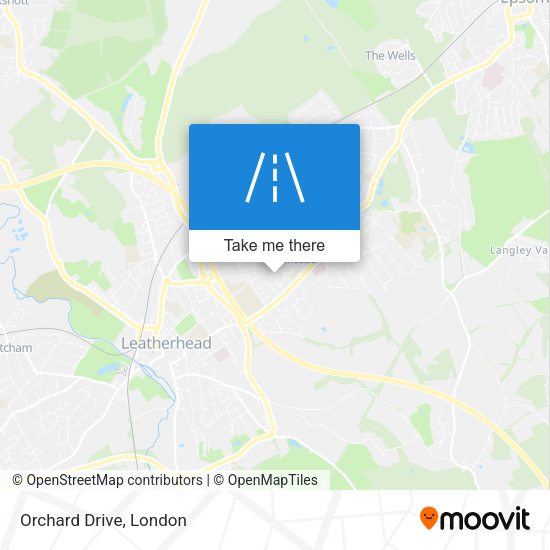 Orchard Drive map