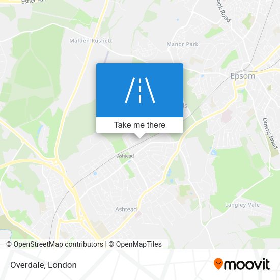 Overdale map