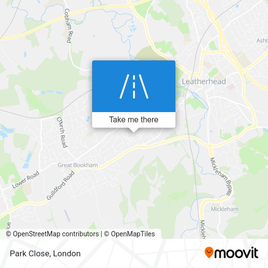 Park Close map