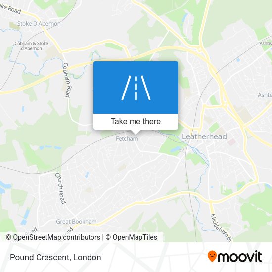 Pound Crescent map