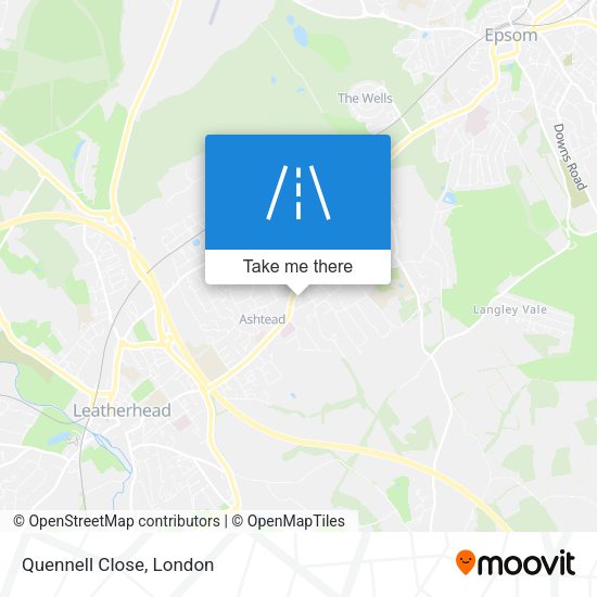 Quennell Close map