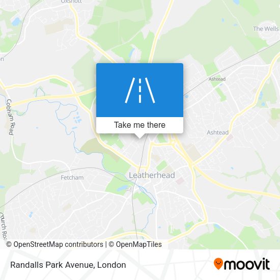 Randalls Park Avenue map