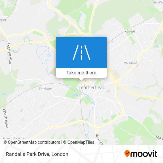 Randalls Park Drive map