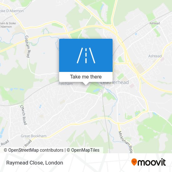 Raymead Close map