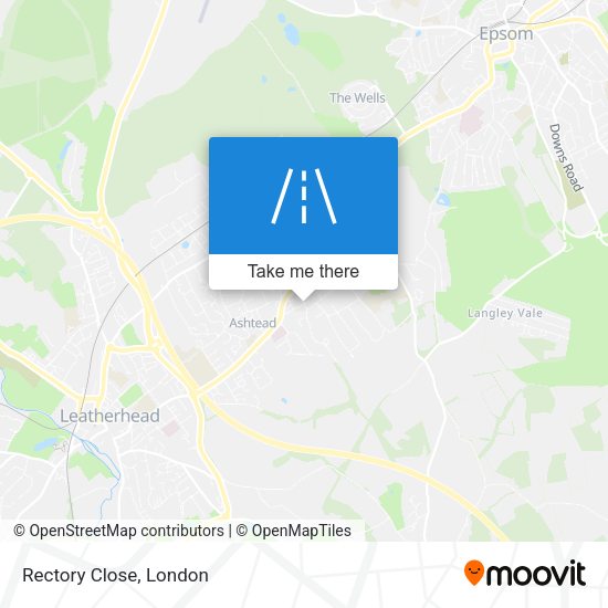 Rectory Close map