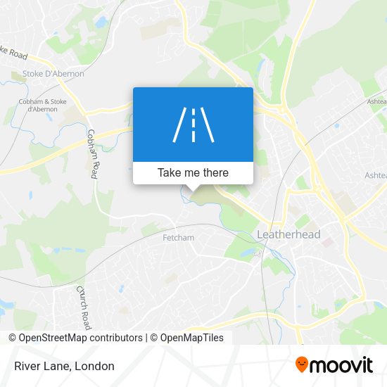 River Lane map