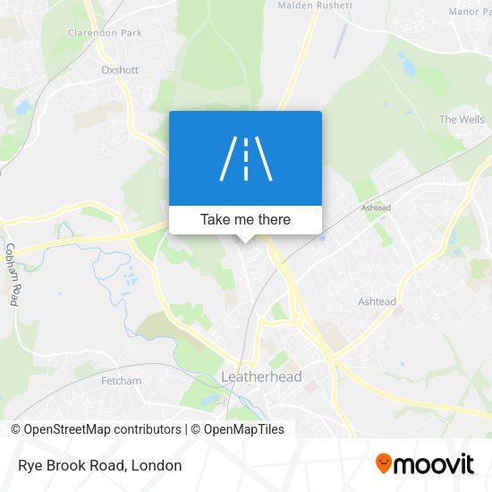 Rye Brook Road map