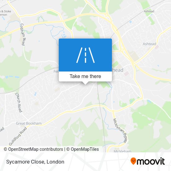 Sycamore Close map