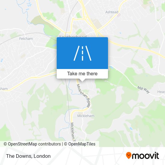 The Downs map