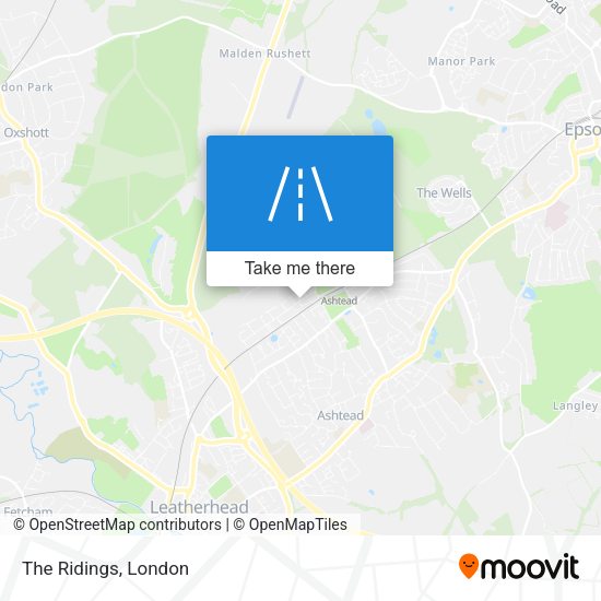 The Ridings map