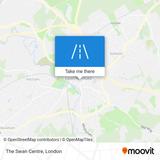 The Swan Centre map