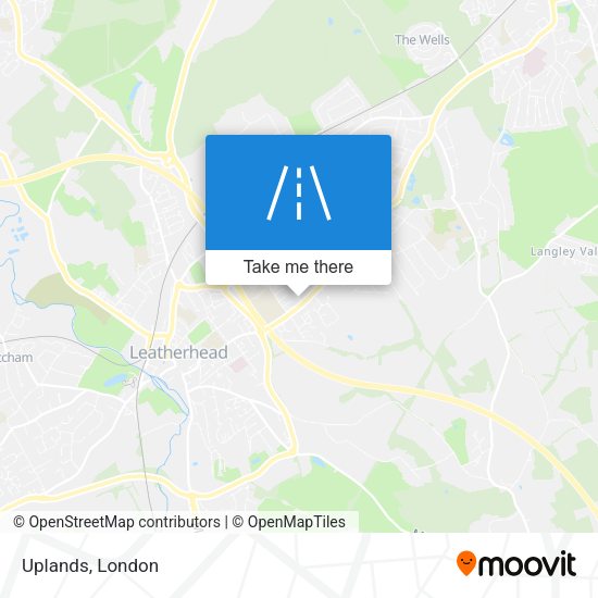 Uplands map
