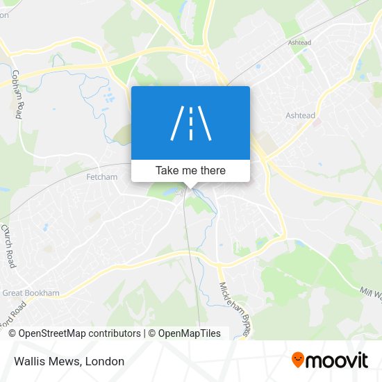 Wallis Mews map