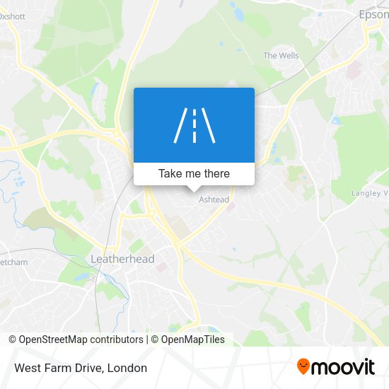 West Farm Drive map