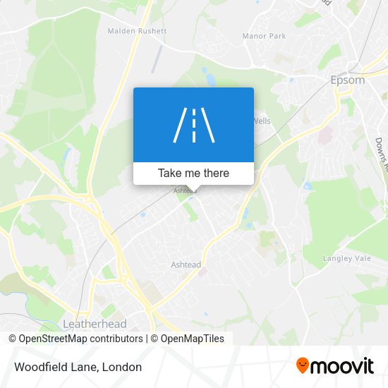 Woodfield Lane map