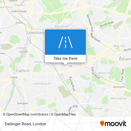Dallinger Road map