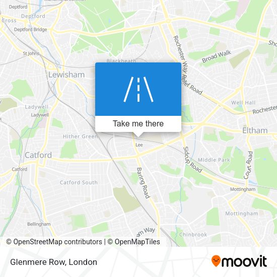 Glenmere Row map