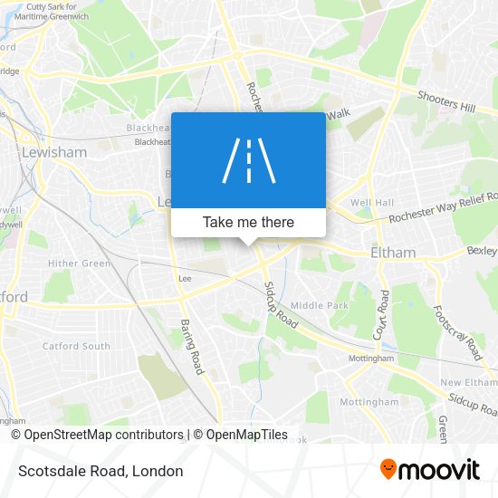Scotsdale Road map
