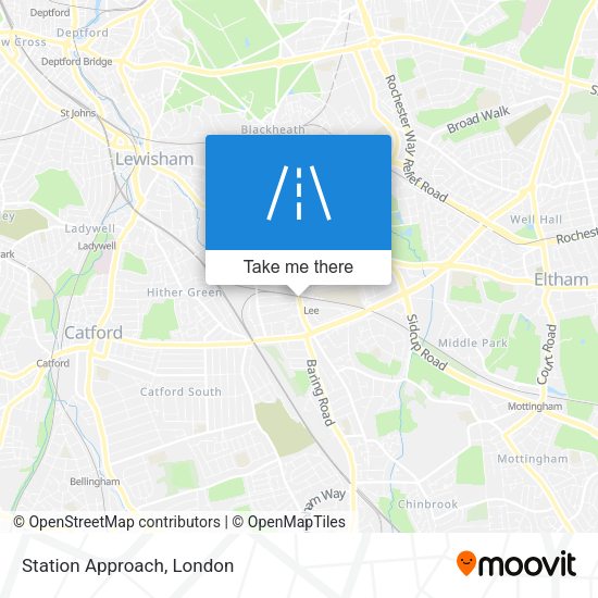 Station Approach map