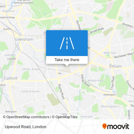 Upwood Road map